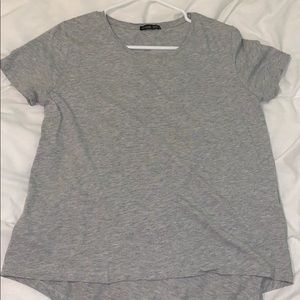 Zara scoop neck short sleeve t shirt